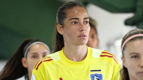 La portera agradeció el apoyo de la hinchada alba.