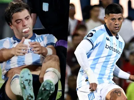 Marcos Rojo mandó al hospital a su propio compañero con brutal codazo