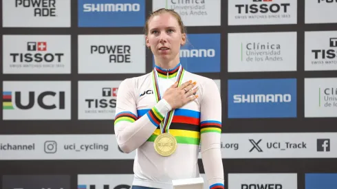 La ciclista Lorena Wiebes fue campeona en Chile