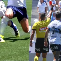¡Durísima! La falta por la que Gary Medel fue expulsado en el clásico universitario