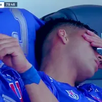 Sufre U. de Chile: Lucas Assadi sale lesionado del clásico universitario