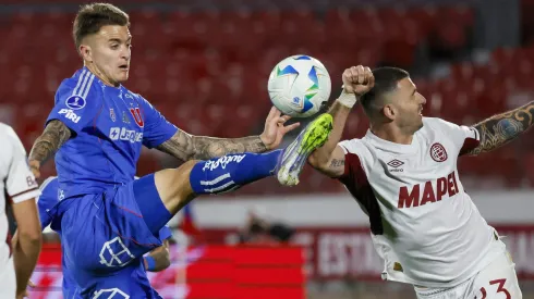 La formación de U. de Chile contra Lanús