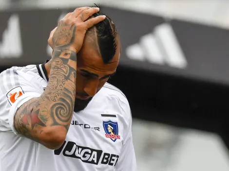 ¡Duro golpe! Vidal se lesiona y es baja en Colo Colo