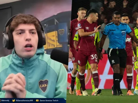 "No voy a mentir": Davoo Xeneize comentó la polémica de la U vs Lanús