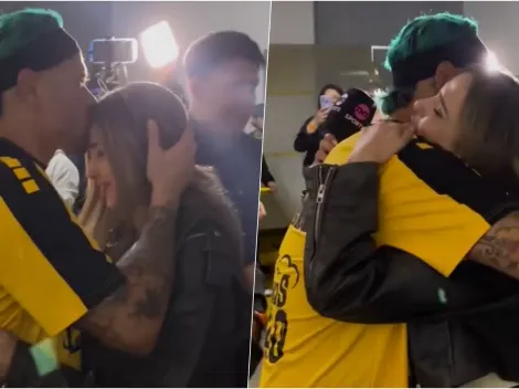 La historia detrás del beso del Mono Sánchez a periodista de TNT Sports