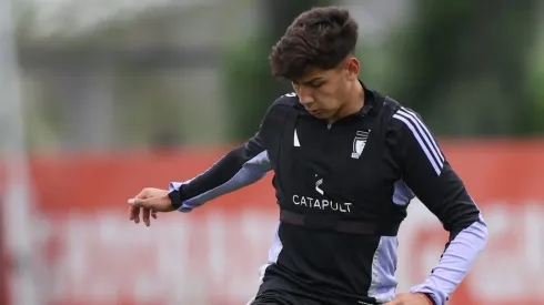 El nieto de Caszely entrenó con el primer equipo