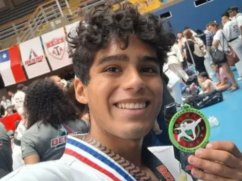 El joven de 17 años que pasó del fútbol a ser campeón internacional de taekwondo
