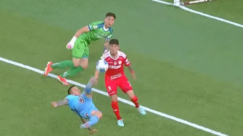 El Chanchito Ramos anotó un gol espectacular.