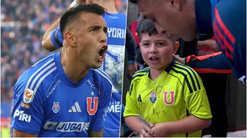 Tucu Contreras sorprende y emociona a un niño.