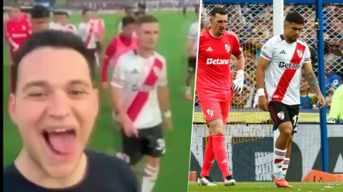 El hincha decidió borrar los videos para evitar sanciones. Ya van más de 400 mil visualizaciones