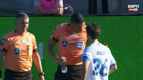 Falcón Pérez fue agredido con un proyectil.