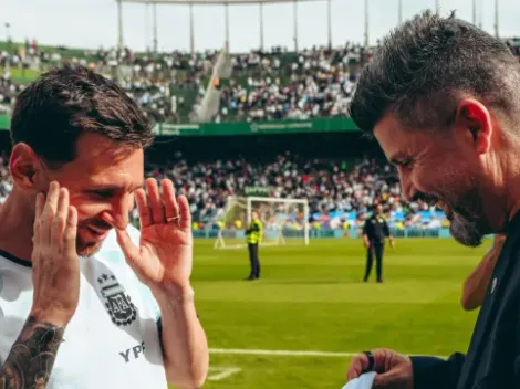 Parece chiste: dueño de O'Higgins conmueve a Lionel Messi en España