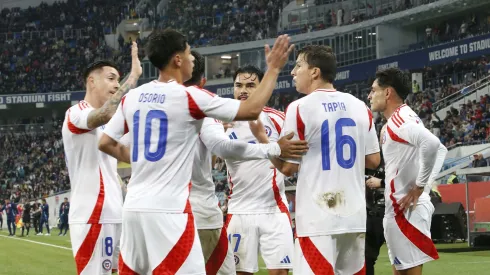 Chile celebra el primero, de Gonzalo Tapia.