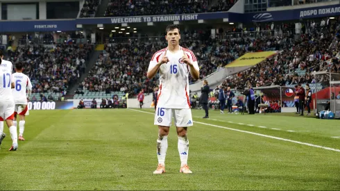 Gonzalo Tapia marcó por primera vez con Chile.