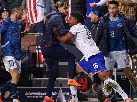 Combos iban...: la brutal pelea en el EE.UU vs Paraguay