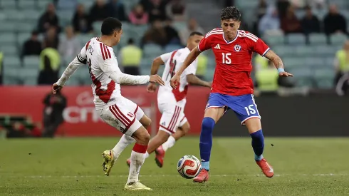 Matías Sepúlveda entró en el segundo tiempo de la Roja vs Perú.