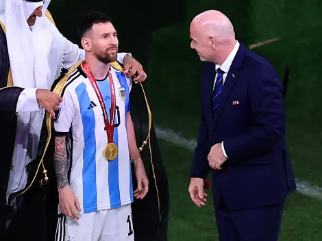 Ni se arruga: Infantino ya le hace cariño a Argentina y Messi para el Mundial
