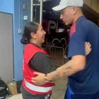 Matías Sepúlveda tuvo un emocionante gesto con una guardia en su visita con U de Chile a Rancagua