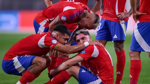 Paulo Díaz, Diego Valdés y Eduardo Vargas en la Copa América 2024.