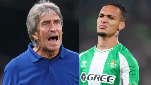 Manuel Pellegrini todavía lamenta la tarjeta roja del brasileño Antony.