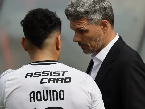 La gran duda de Ortiz con Aquino en Colo Colo