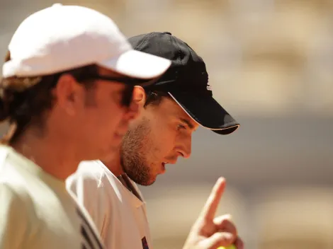 Dominic Thiem desclasifica al "chacal" del entrenamiento Nicolás Massú