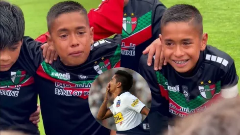 El menor de la sub-12 de Palestino se volvió viral tras emotiva arenga al eliminar a Colo Colo en el certamen formativo.