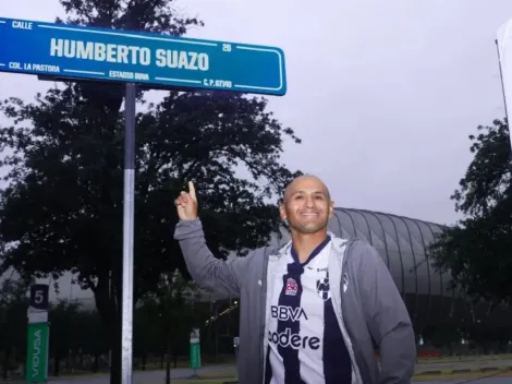 La emoción de Chupete Suazo por calle en su honor en Monterrey