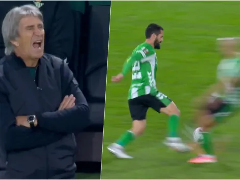 Pellegrini lo sufre: Insólito choque provoca grave lesión en Betis