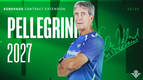 Manuel Pellegrini sigue en el Betis hasta 2027