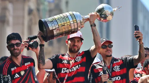 La Copa Libertadores tuvo algunos daños durante los festejos del Flamengo.