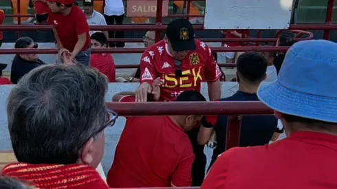 Gonzalo Durán increpó a los hinchas de O'Higgins en Santa Laura.