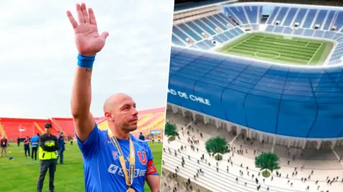 Díaz recalcó que el estadio de la U debe comenzar a construirse en el centenario