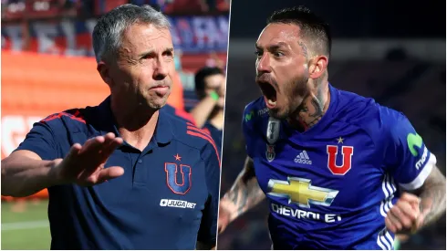 Pinilla trapeó el piso con el todavía DT de la U que se va pese a tener contrato.