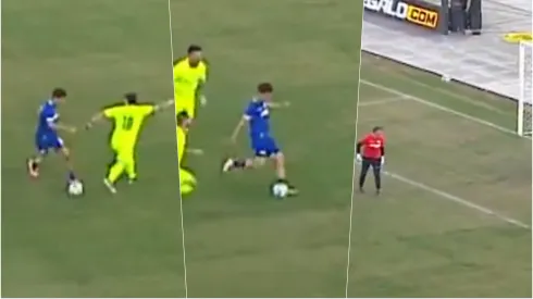 Diego Rivarola marcó un gol de aquellos en la despedida de Walter Montillo.