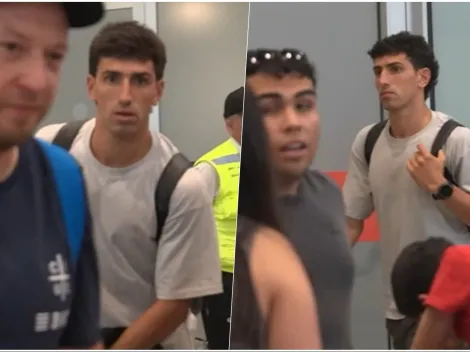 "No puedo hablar": pillan a primer refuerzo de la UC en el aeropuerto