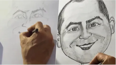 La Nona Muñoz, nuevo DT de Palestino, fue presentado con un dibujo