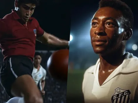 Colo Colo recrea gracias a IA histórico golazo al Santos de Pelé
