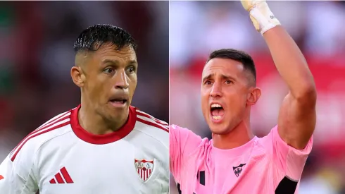 Alexis Sánchez y Odysseas Vlachodimos, dos referentes del Sevilla.