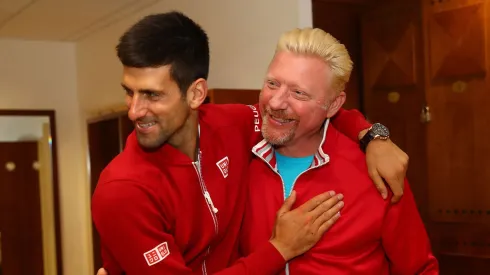 Novak Djokovic y Boris Becker