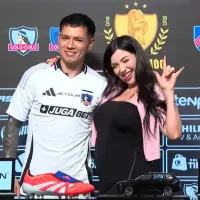 Pareja de Matías Fernández Cordero festeja en plena conferencia su llegada a Colo Colo