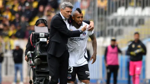 Fernando Ortiz y Arturo Vidal no terminaron bien la última temporada de Colo Colo.