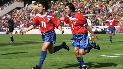 Marcelo Salas e Iván Zamorano en Francia 1998.
