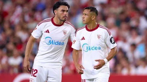 Gabriel Suazo y Alexis Sánchez juntos en Sevilla