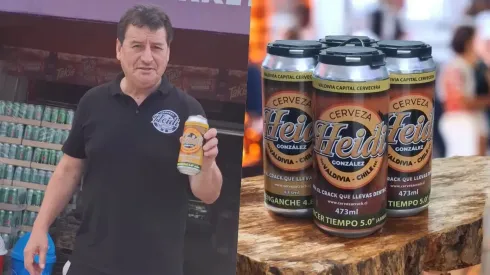 El Heidi con la cerveza "Heidi".