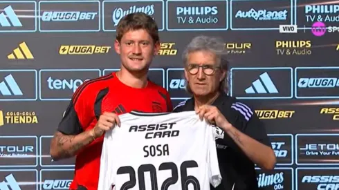Sosa fue presentado en Colo Colo