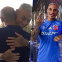 “Oh estai viejo hue…”: el emotivo reencuentro de Eduardo Vargas y Marcelo Díaz en la U