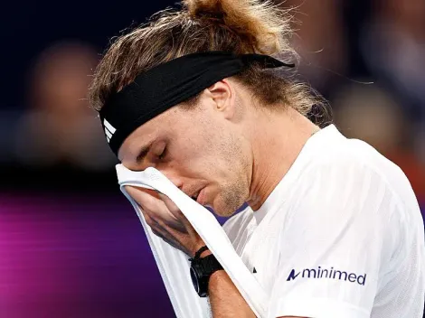 Zverev furioso tras perder con rival que no jugaba hace meses