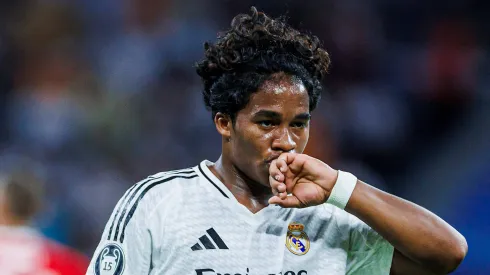 Endrick em ação pelo Real Madrid na Champions League. Foto: Imago