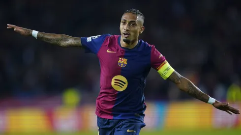 Raphinha viveu noite de gala na Liga dos Campeões. Foto: Imago